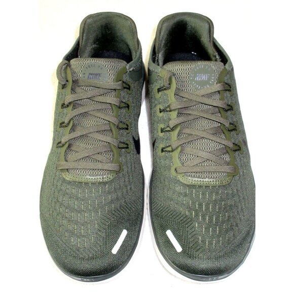 Nike Men's Free RN 2018 Classic Running Training Shoes Green Black Sizes NIB - Picture 3 of 5